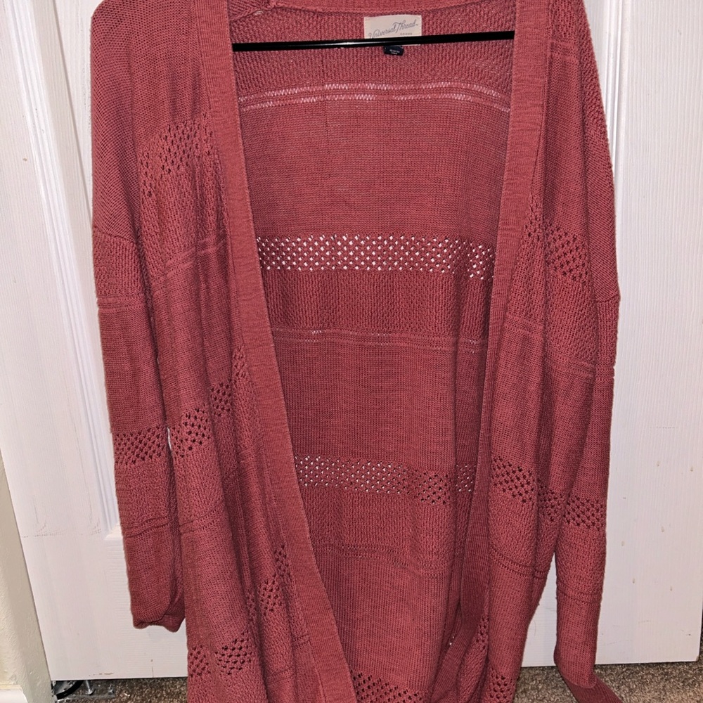 Burnt orange cardigan